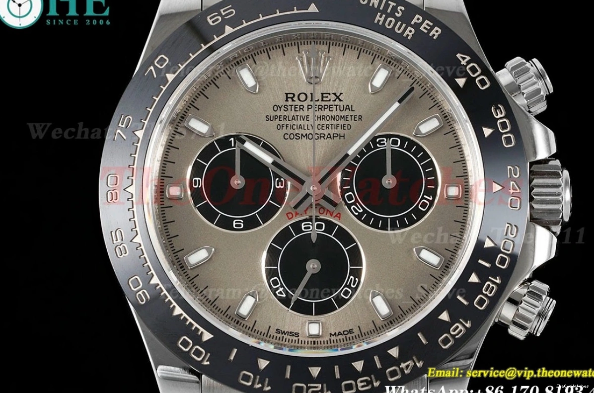 Clone Dial 40mm SS VSF 116519 Grey SS DD4130 Daytona Super 0402